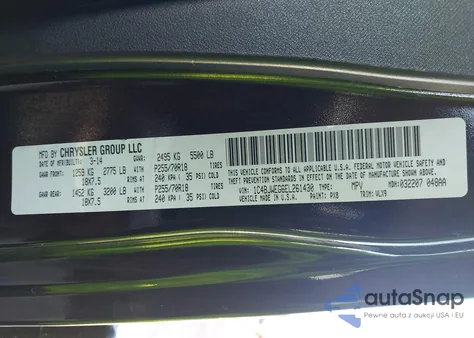 2014 Jeep Wrangler Unlimited Altitude z USA, uszkodzony, nr VIN 1C4BJWEG6EL261430